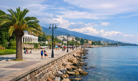 Sukhumi seafront promenade in Abkhazia