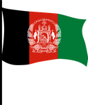 The Flag of Afghanistan Pole Flag III