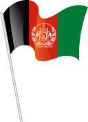 The Flag of Afghanistan Pole Flag I