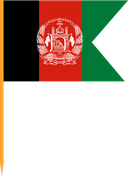 The Flag of Afghanistan V Cut