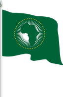 The Flag of African Union Pole Flag II