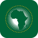 The Flag of African Union Rounded Square