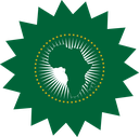 The Flag of African Union Star Burst