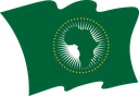 The Flag of African Union Wavy II