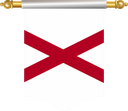 The Flag of Alabama Hanging Banner I