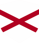 The Flag of Alabama Shielded I