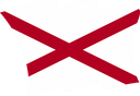 The Flag of Alabama Wavy II