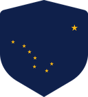 The Flag of Alaska Shielded I