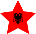 The Flag of Albania Star