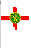 The Flag of Alderney Pole Flag II