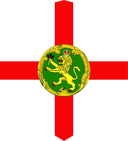 The Flag of Alderney Shielded I