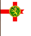 The Flag of Alderney V Cut
