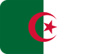 The Flag of Algeria Rounded Rectangle