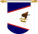 The Flag of American Samoa Hanging Banner II