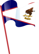The Flag of American Samoa Pole Flag I
