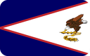 The Flag of American Samoa Rounded Rectangle