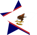 The Flag of American Samoa Star