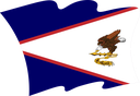 The Flag of American Samoa Wavy II
