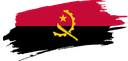 The Flag of Angola Brushed
