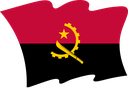 The Flag of Angola Wavy II