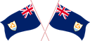 The Flag of Anguilla Crossed Flags