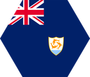 The Flag of Anguilla Hexagon I