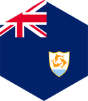 The Flag of Anguilla Hexagon II