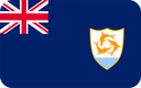 The Flag of Anguilla Rounded Rectangle