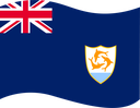 The Flag of Anguilla Wavy I