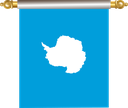 The Flag of Antarctica Hanging Banner IV