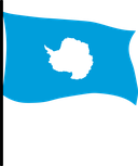 The Flag of Antarctica Pole Flag III