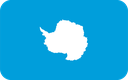 The Flag of Antarctica Rounded Rectangle