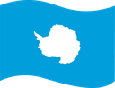 The Flag of Antarctica Wavy I