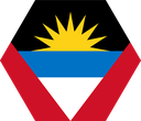 The Flag of Antigua and Barbuda Hexagon I