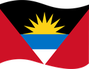 The Flag of Antigua and Barbuda Wavy I