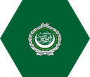 The Flag of Arab League Hexagon I