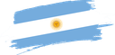 The Flag of Argentina Brushed
