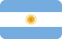 The Flag of Argentina Rounded Rectangle