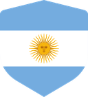 The Flag of Argentina Shielded I