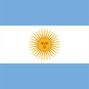 The Flag of Argentina Square