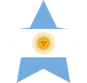 The Flag of Argentina Star