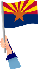 The Flag of Arizona Handheld