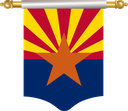 The Flag of Arizona Hanging Banner I
