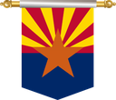 The Flag of Arizona Hanging Banner II