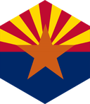 The Flag of Arizona Hexagon II