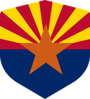 The Flag of Arizona Shielded I