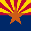 The Flag of Arizona Square