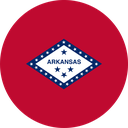 The Flag of Arkansas Round