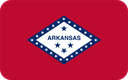 The Flag of Arkansas Rounded Rectangle