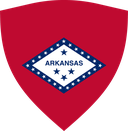 The Flag of Arkansas Shielded II